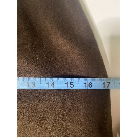 Jones New York 2 Piece SZ 4P Skirt Suit Wool Plaid Brown - Picture 8 of 11